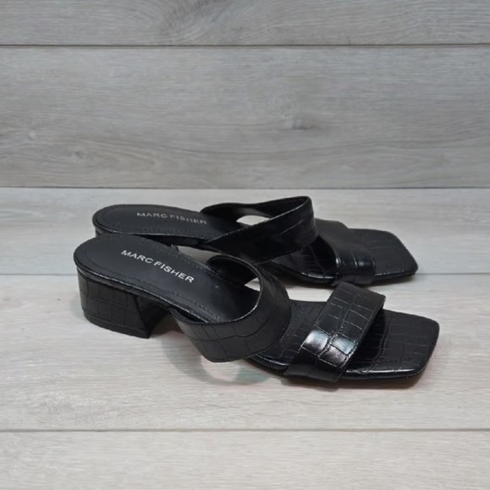 Marc Fisher Yori Square Toe Heels - Picture 2 of 3